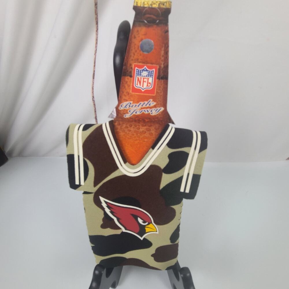 Arizona Cardinals‎ Jersey Bottle Cooler, NFL Coozie Koozie Cooler Camo Color